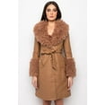 thumbnail image 4 of AZALEA WANG MOHAIR CAMEL TRENCH, 4 of 8