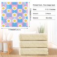 thumbnail image 6 of Yayeee 6 Pack Kitchen Dish Cloths Set for Washing Soft Drying Absorbent Microfiber Towels, Playful Daisy, 6 of 9
