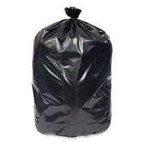 Pitt Plastics PCRL3339XHK Eco Strong Plus Can Liners, 33 Gal, 1 Mil, 33 X 39, Black, 150/carton