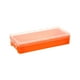 thumbnail image 2 of Methold Caja de almacenamiento Estuche de lápices Multicolor Gran capacidad Multiusos Portaherramientas de maquillaje transparente Cajas de cosméticos cartulina Naranja, 2 of 6