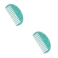thumbnail image 3 of Minnieouse Peine de pelo semicircular elegante y retro químico para peinado de inspiración vintage Marcas hermosas y transparentes es azul azul 2Conjunto, 3 of 6