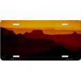 thumbnail image 1 of Canyon At Sunset Metal License Plate, 1 of 1
