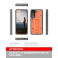 thumbnail image 2 of CaseBorne ArmadilloTek V Case for Samsung [Galaxy S22 5G] with Kickstand Full-Body Multi-Layer Rugged - Orange, 2 of 6