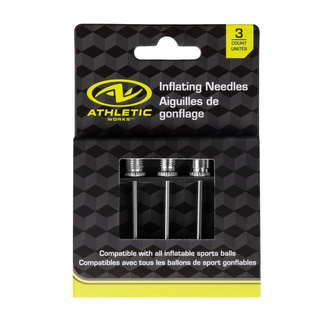 Athletic Works Inflating Metal Needles - 3PK