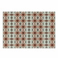 thumbnail image 1 of Southwestern Cutting Board, Folkloric Aztec Triangle Ornament Tribe and Culture, Decorative Tempered Glass Cutting and Serving Board, Small Size, Brown Seafoam, by Ambesonne, 1 of 1