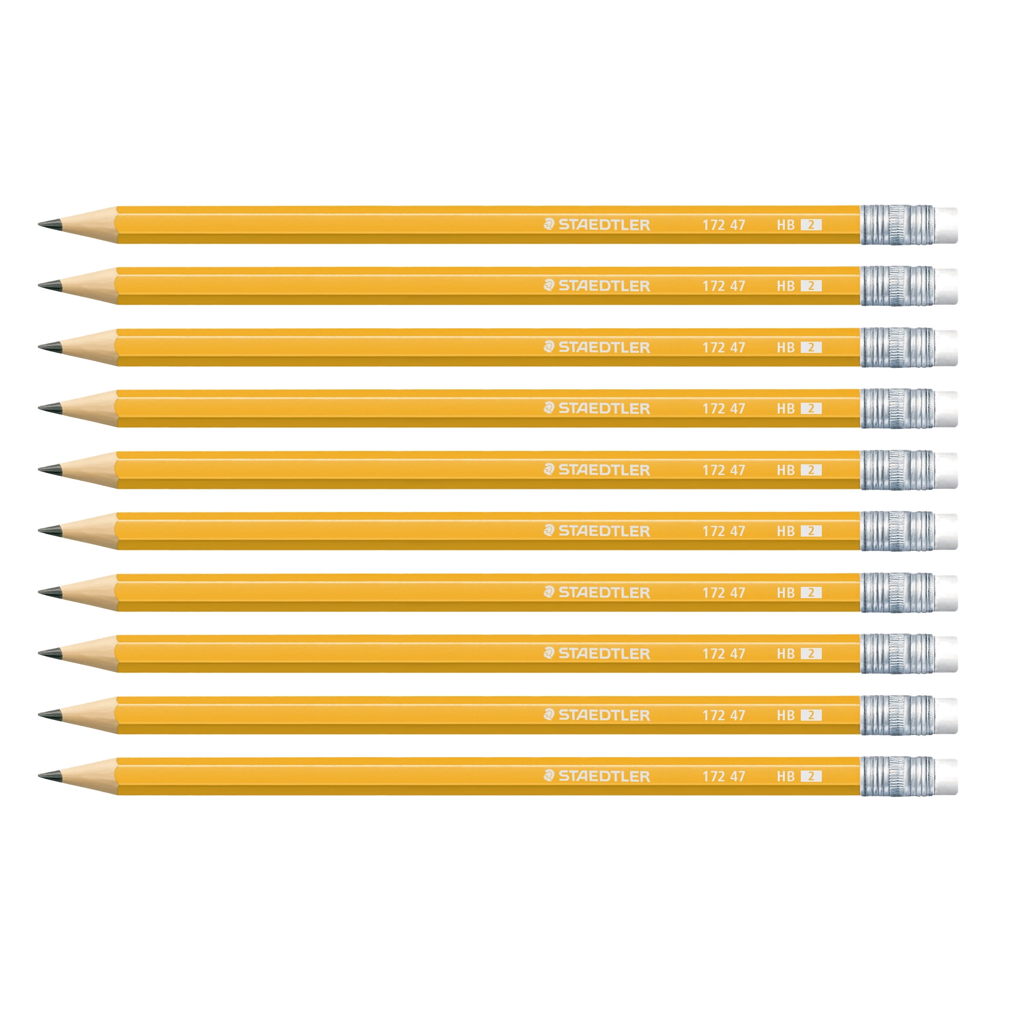 Crayons graphite jaunes Staedtler HB #2 Paquet de 20