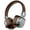 Brown, variant on QTOCIO Wireless Bluetooth Headset, Retro Style Wireless Bluetooth 5.3 Subwoofer Headphones, Brown