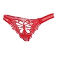 thumbnail image 4 of Braguitas de encaje y licra para mujer, de tela suave y con un aspecto atractivo. rojo, 4 of 7