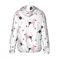 thumbnail image 3 of Balery Cute Poodle Dog Men's Women's UPF 50+ Sun Protection Lightweight Hoodie Performance Long Sleeve Shirt for Fishing Running-3X-Large, 3 of 9