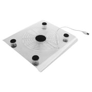 Laptop Cooling Pad Portable USB Powered, Laptop Notebook Cooler Stand Chill Mat with 1 Blue LED Fans, Fits 15inch