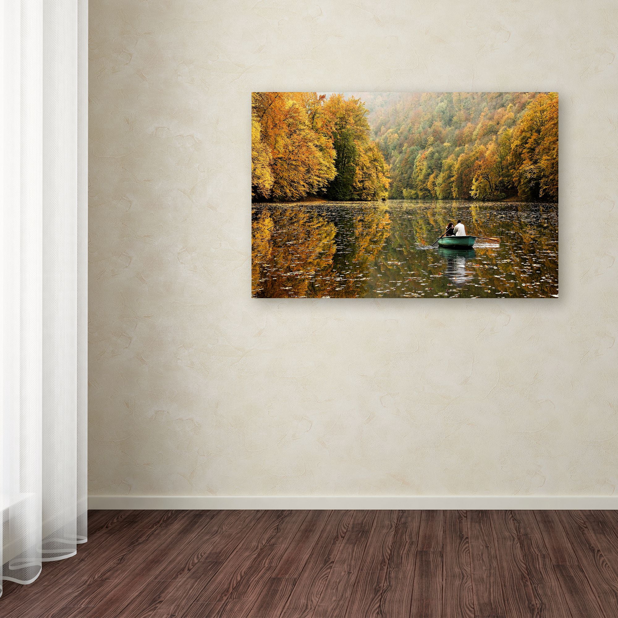 Trademark Fine Art 'Autumn Idyll' Canvas Art by Leicher Oliver