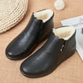 thumbnail image 4 of jsaierl Women's Winter Snow Boots Faux Fur Lined Warm Ankle Boots Slip On Outdoor Booties Comfortable Shoes, 4 of 8