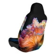 thumbnail image 2 of Wukai Bioluminescent Underwater Flower Full Set Car Seat Covers with Soft Padding Universal Auto Front Seats Protector and Cushion Mat, 2 of 5