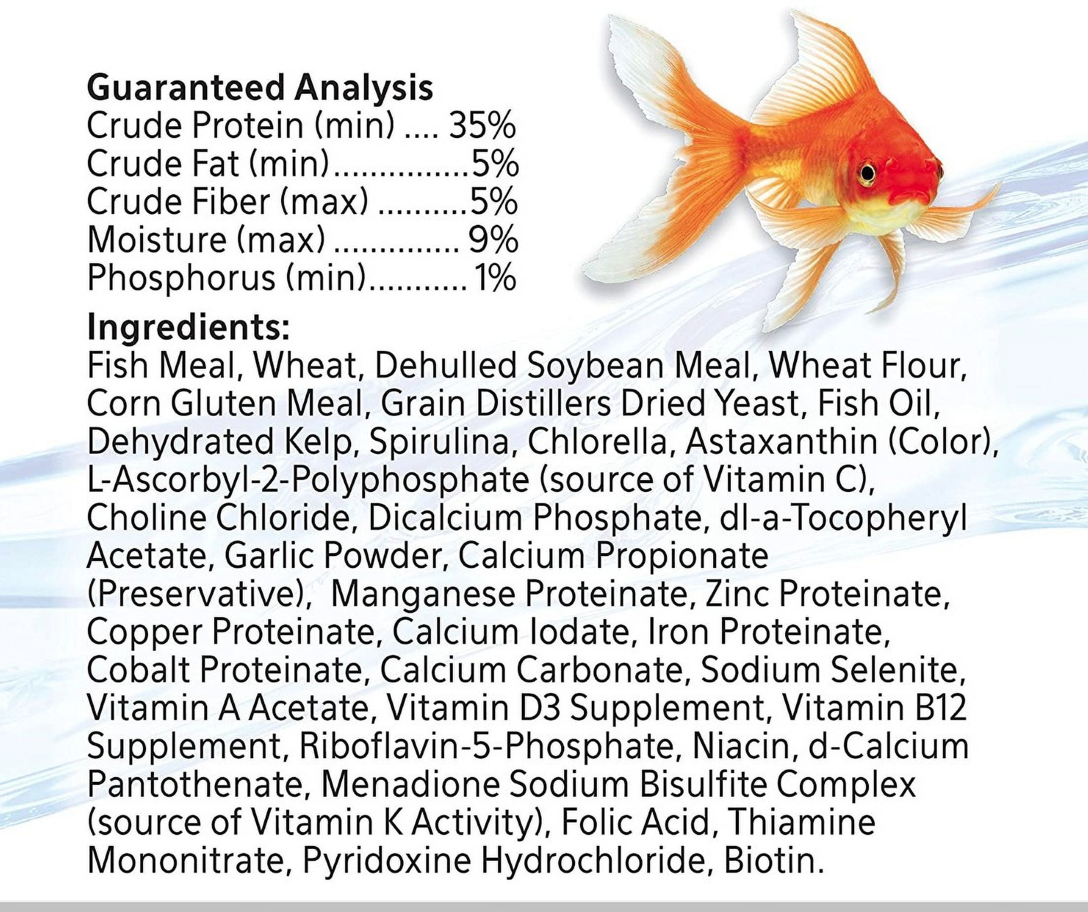 Aqueon Goldfish Granules Slow Sinking Fish Food Daily Nutrition for All Goldfish and Other Pond Fish [Aquarium Goldfish Food, Aquarium Supplies] 34.8 oz (6 x 5.8 oz)