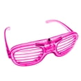 thumbnail image 3 of Light up El Wire Neon Rave Glasses Glow Flashing LEDs, 3 of 8