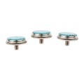 thumbnail image 1 of Ruiboury 3 Pcs Boutons de Réparation de Trompette Accessoires d'Instruments de Musique C 3 Pcs Bleu turquoise, 1 of 6