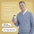 thumbnail image 5 of Magnesium Glycinate 450 MG No Laxative Effect - Vegan - Helps Function of Muscles, Bones, Non-GMO - 120 Veggie Capsules, 5 of 8