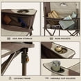 thumbnail image 2 of CORE Loveseat Double Outdoor Camping & Tailgate Chair, Mocha, 2 of 8