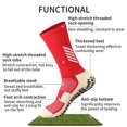 thumbnail image 3 of Hehanda Men's Dotted Rubber Soccer Socks - Mid-calf Non-Slip Athletic Socks, 3 of 6