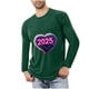 thumbnail image 1 of Blusas y camisas de manga larga con cuello redondo para hombre, deportivas, fitness, hogar, pijamas navideños estampados, camiseta de manga larga con cuello redondo, blusa de poliéster para hombre, 1 of 3