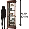 thumbnail image 7 of Howard Miller 680-676 Brantly VI Curio Cabinet, 7 of 7