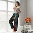 thumbnail image 6 of Picia Vintage Wolf Warrior Womens Soft Woven Cotton Elastic Waistband Sleep Pajama Pant Lounge Sleep Pant With Pockets And Drawstring-Large, 6 of 9