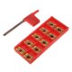 thumbnail image 1 of Juego de 10 insertos de carburo APMT1604PDER DP5320 con recubrimiento dorado + llave incluida para torneado de acero de precisión, 1 of 6