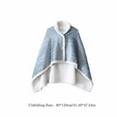thumbnail image 3 of Fnochy Clearance Lambswool Blanket, Wearable Shawl, Flannel Cover, Cozy Napping Blanket, Versatile Throw - Luxurious Softness, Perfect for Home & Travel, Machine Washable, Stylish Design, 3 of 6