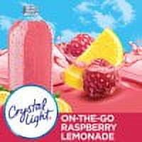 Crystal Light On The Go Raspberry Lemonade Drink Mix, 10-Packet Box (Pack of 6)