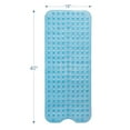 thumbnail image 3 of AmazerBath Bathtub Mat Non Slip Bath Mat for Tub Shower, 40 x 16 Inches, Bath Tub Mat Non Slip Shower Mats with Suction Cups and Drain Holes, Bath Tub Mats for Bathroom Non Slip, Clear Blue, 3 of 7