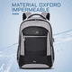 thumbnail image 2 of Mochila De Viaje Laptop Gran Capacidad Belug,  Negro con Gris, 2 of 4