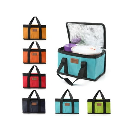 Unbranded Lunch Bag Portable Waterproof Thermal Cooler Insulated Lunch Box Storage Picnic Bag