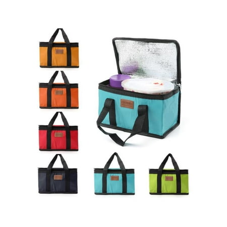 Unbranded Lunch Bag Portable Waterproof Thermal Cooler Insulated Lunch Box Storage Picnic Bag (Best Insulated Lunch Cooler)