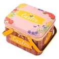 thumbnail image 1 of Easter Jar Cookie Jar Elegant Metal Tinplate Empty Jars Cookie Box Storage Containers Easter Gift Box Decor With Lids And Handle For Easter Decoration Holiday Part, 1 of 4