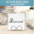 thumbnail image 4 of Table Number Holder Party Photo Card Display Stand Wedding Seat Label Seat Card Holder 12 Pieces Reserved Logo Number, 4 of 5