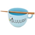 thumbnail image 2 of Peanuts Snoopy Sluuurp! Ramen Bowl with Chopsticks, 2 of 4
