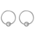 thumbnail image 1 of Pair of Captive Ring Made of Surgical Steel Multiple Gauges ans Sizes Available, 1 of 12