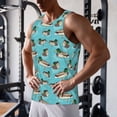 thumbnail image 5 of Pofeuu Mallard Ducks Swimming In The Lake Print Men's Workout Tank Tops Sleeveless Muscle Gym Shirt Quick Dry-4X-Large, 5 of 7