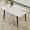 Only White Table, variant on LUFTUT Dining Table for 4, Rectangular Faux Marble Dining Table Top with Metal Frame, Modern Kitchen Dining Room Table