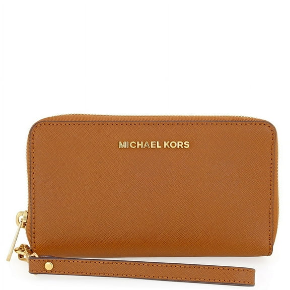 Jet Set Travel Wristlet - Brown - 32H4GTVE9L-230