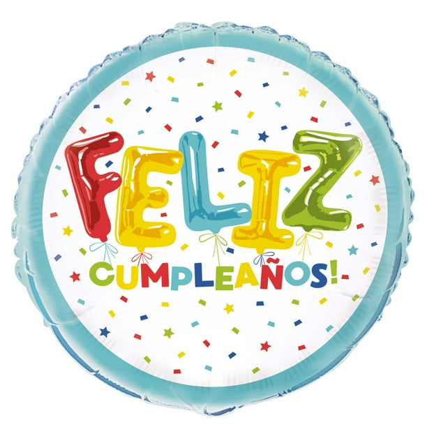 Feliz Cumpleanos Birthday Foil Balloon 18