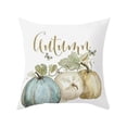thumbnail image 3 of Guanhe 4Piece Thanksgiving Pillow Cover Pumpkin Short Plush Home Decor Sofa Office Pillow Cushion Cover Party Supplies & Decor, 3 of 7