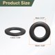 thumbnail image 2 of 50 Pcs Arandelas Planas de Acero Inoxidable M8, Arandela Plana de Metal de 15mm de Diámetro Exterior para Tornillos y Pernos, Acabado Negro, 2 of 5