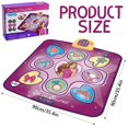 thumbnail image 3 of Dance Mat Adjustable Volume Musical Dance Pad with 5 Game Modes Battery Powered Non-slip Dancing Blanket Portable Childr, 3 of 8