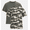 Green Midnight/Traditional Camo, variant on No Boundaries Flat Grey Basic Crewneck Undershirts with Short Sleeves, 2-Pack, Men's