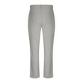 thumbnail image 6 of QUNYINEY Casual Womens Summer Pants High Waist Solid Straight Cotton Linen Trousers Relaxed Fit Work Chinos Pants, 6 of 7