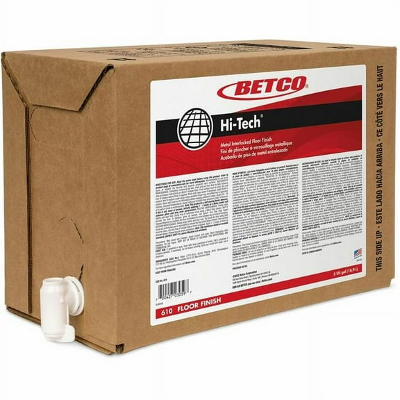 Betco BET610B500 Hi-Tech Metal Interlocked Floor Finish