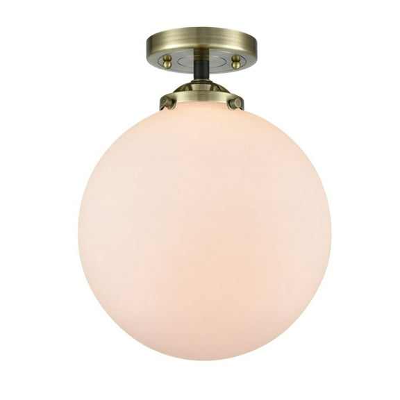Innovations Lighting 284-1C-BAB-G202-10 X-Large Beacon 10" Wide Semi-Flush Globe Ceiling