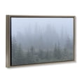 thumbnail image 4 of Stupell Industries Foggy Forest Trees Landscape Photography Brown Floater Framed Art Print Wall Art, 25 x 17, 4 of 10