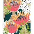 thumbnail image 2 of Wang, Melissa 12x14 White Modern Wood Framed Museum Art Print Titled - King Protea II, 2 of 4